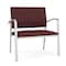 Lesro Newport Bariatric Chair Metal Frame, Silver, RF Nebbiolo Upholstery NP1401 - alternate 1